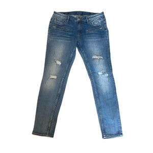 VIGOSS Vigoss Women’s The Jagger Skinny Faded Wash Stretchy Jeans Sz 30 X 29